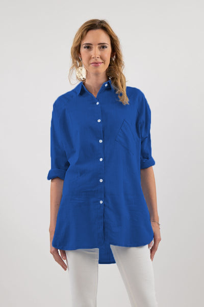 Camicia di Lino Taglio Ampio