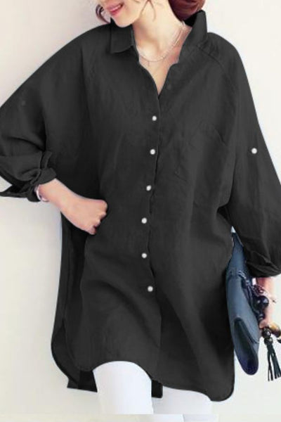Camicia di Lino Taglio Ampio