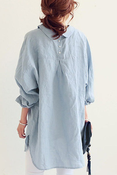 Camicia di Lino Taglio Ampio