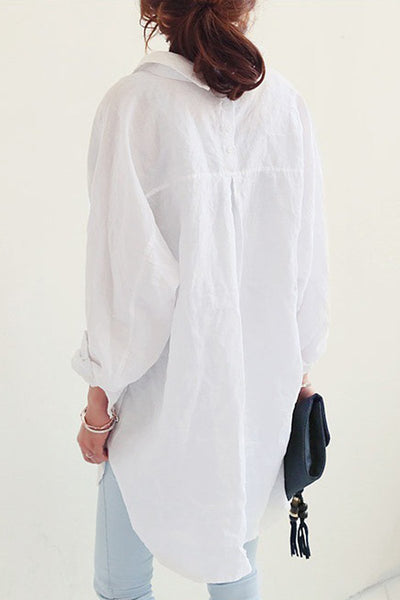 Camicia di Lino Taglio Ampio