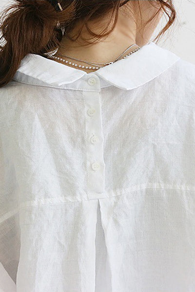 Camicia di Lino Taglio Ampio