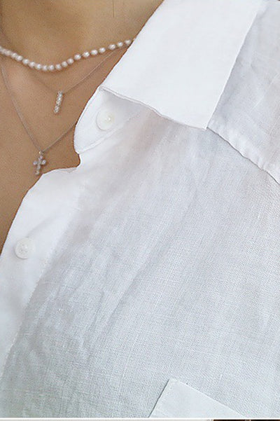 Camicia di Lino Taglio Ampio