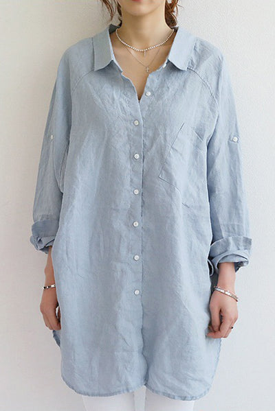 Camicia di Lino Taglio Ampio