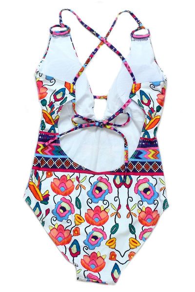 Costume Intero Delia Floreale