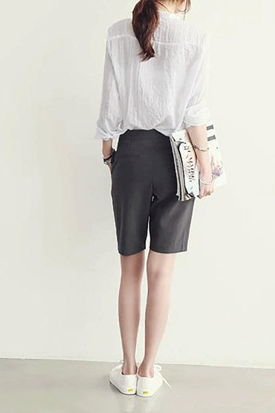 BLUSA OXFORD IN LINO
