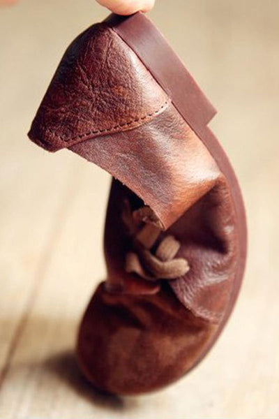 Scarpe In Pelle Retrò