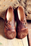 Scarpe In Pelle Retrò